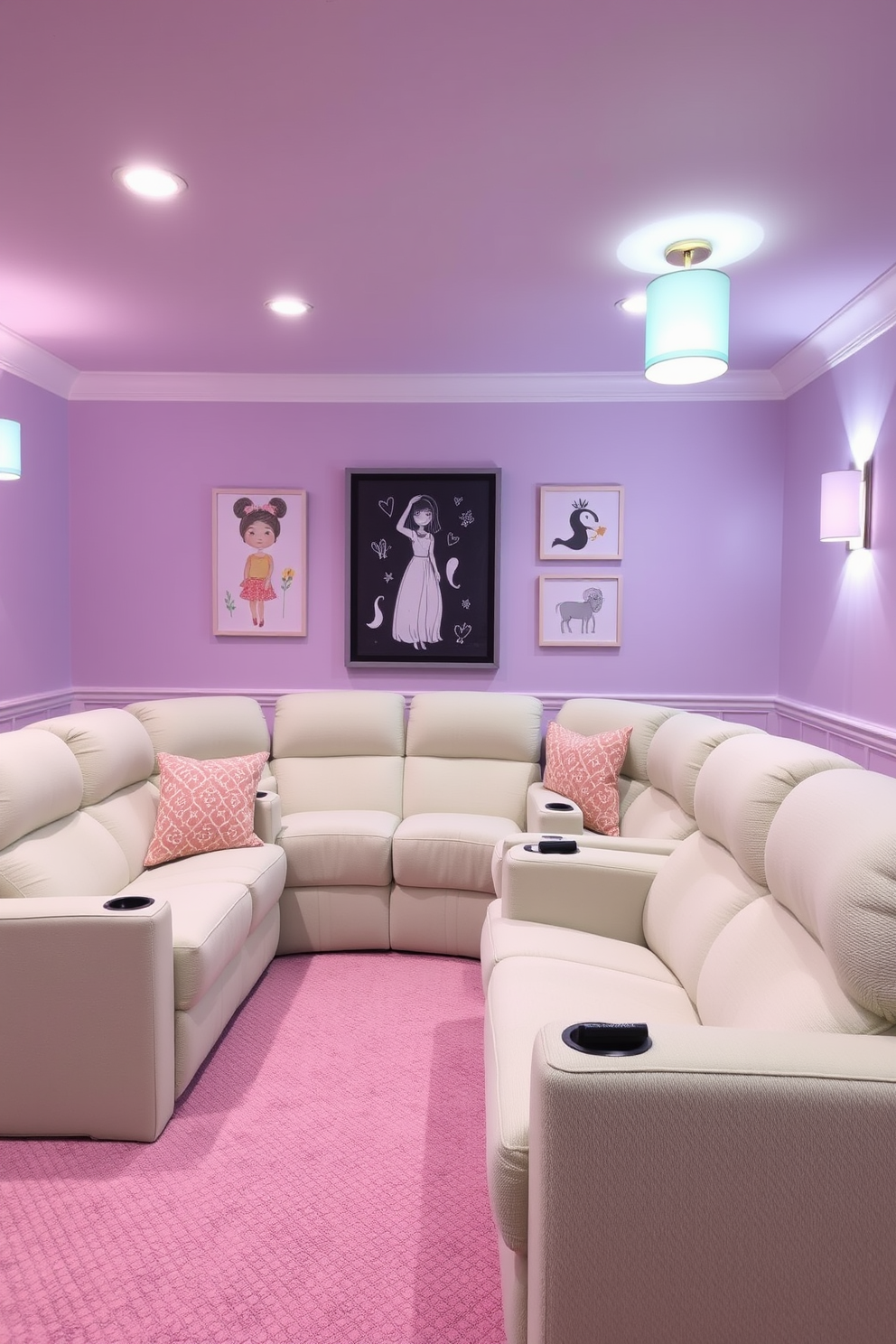 Home Theater Wall Painting Ideas 20