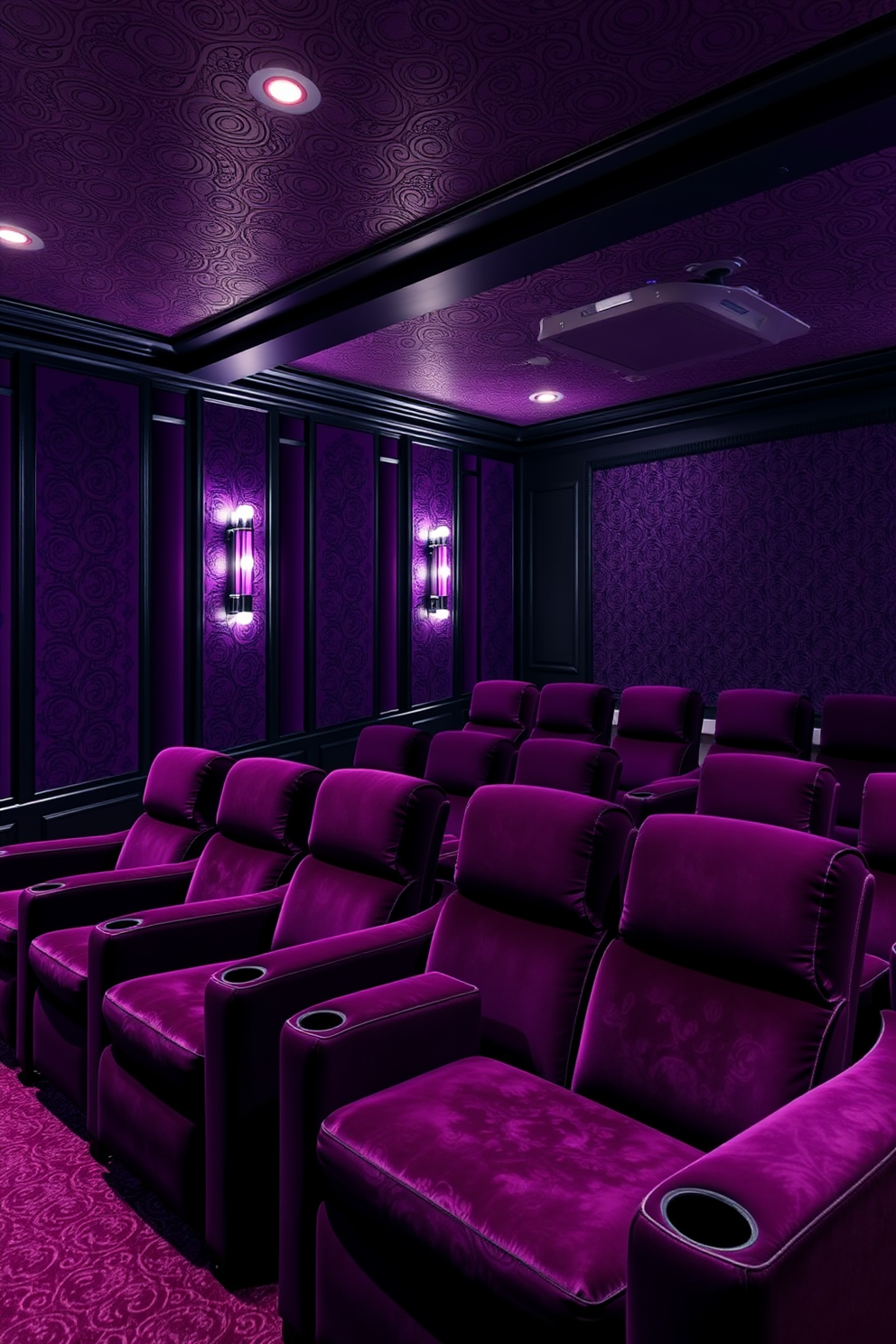 Home Theater Wall Painting Ideas 21