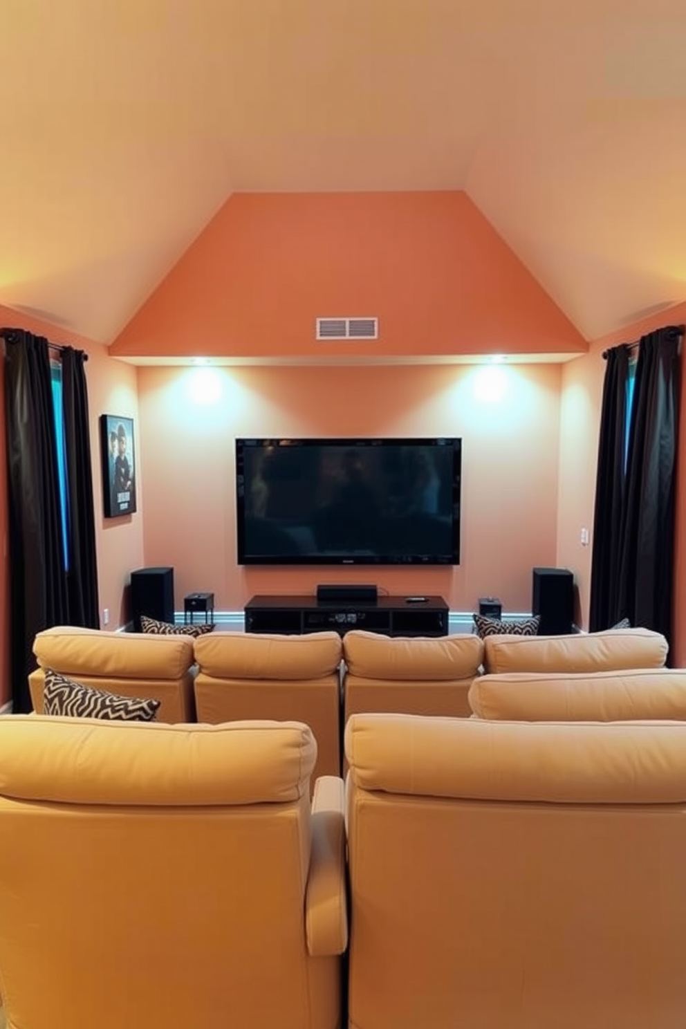 Home Theater Wall Painting Ideas 25