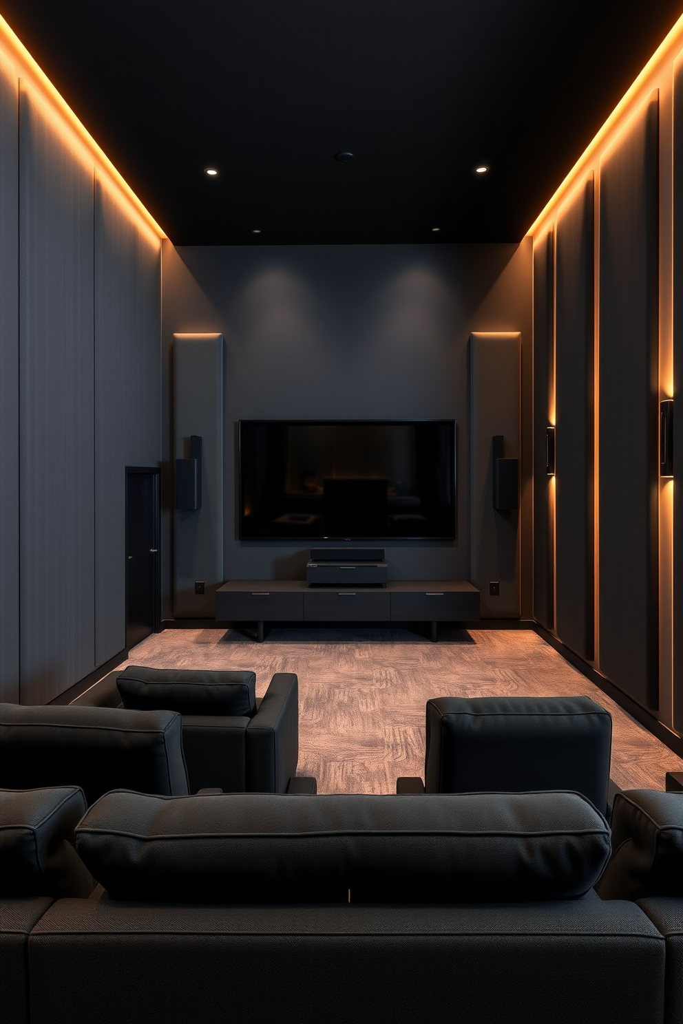 Home Theater Wall Painting Ideas 26