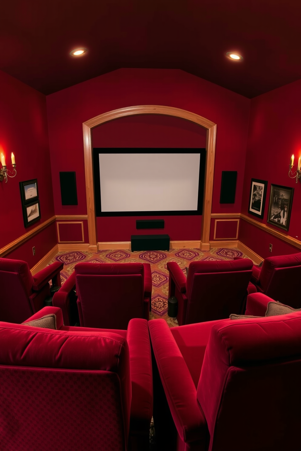 Home Theater Wall Painting Ideas 27