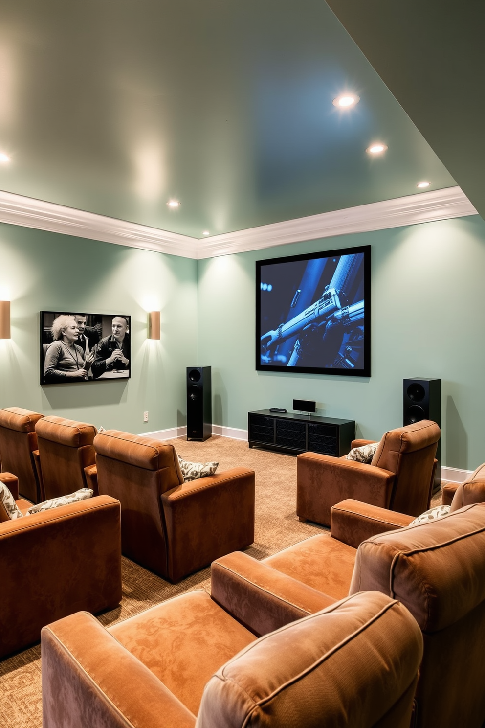 Home Theater Wall Painting Ideas 28