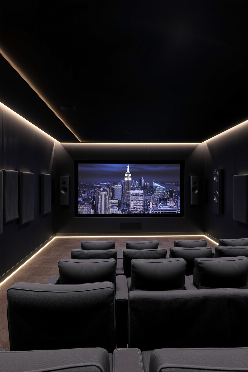 Home Theater Wall Painting Ideas 4