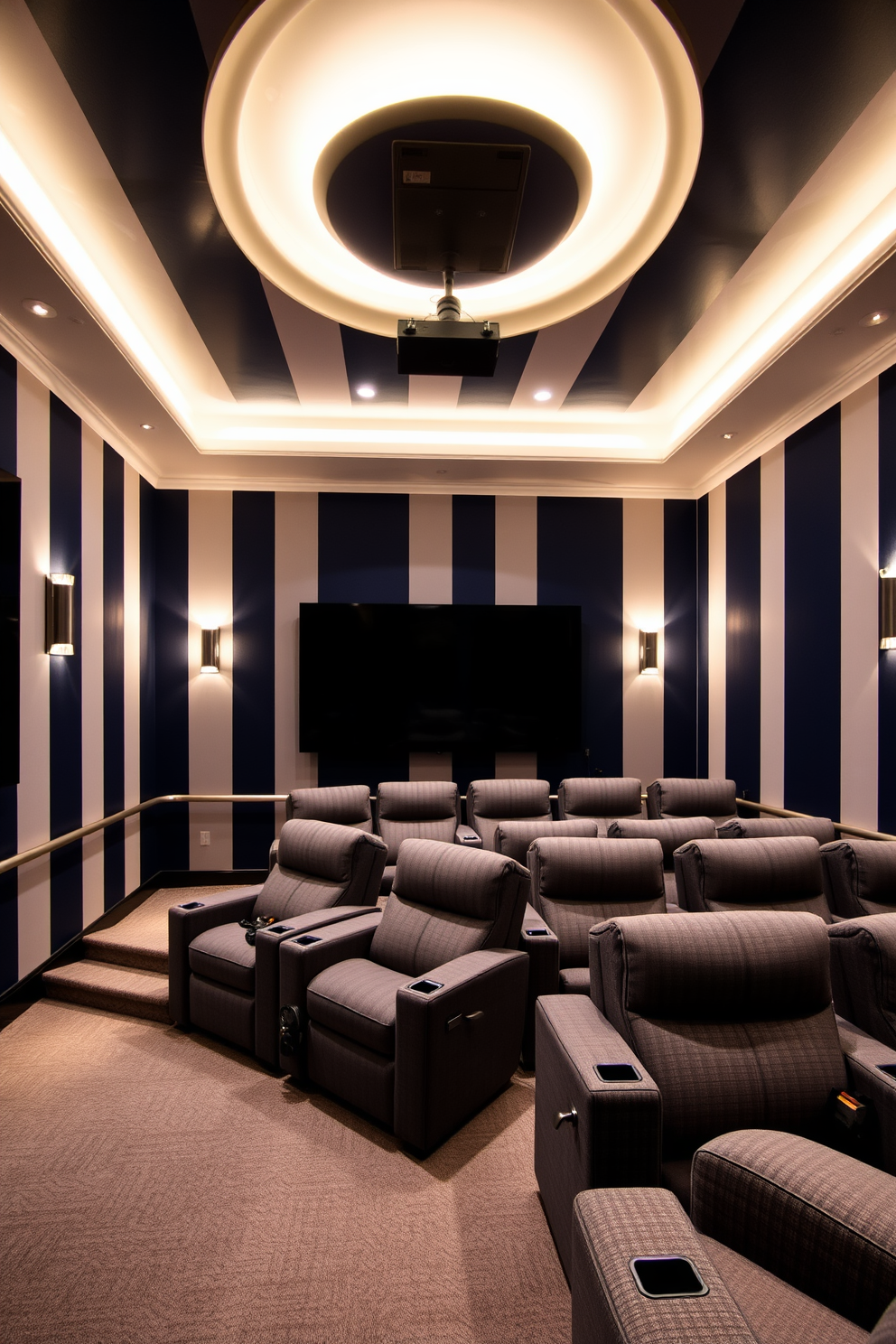 Home Theater Wallpaper Decorating Ideas 18