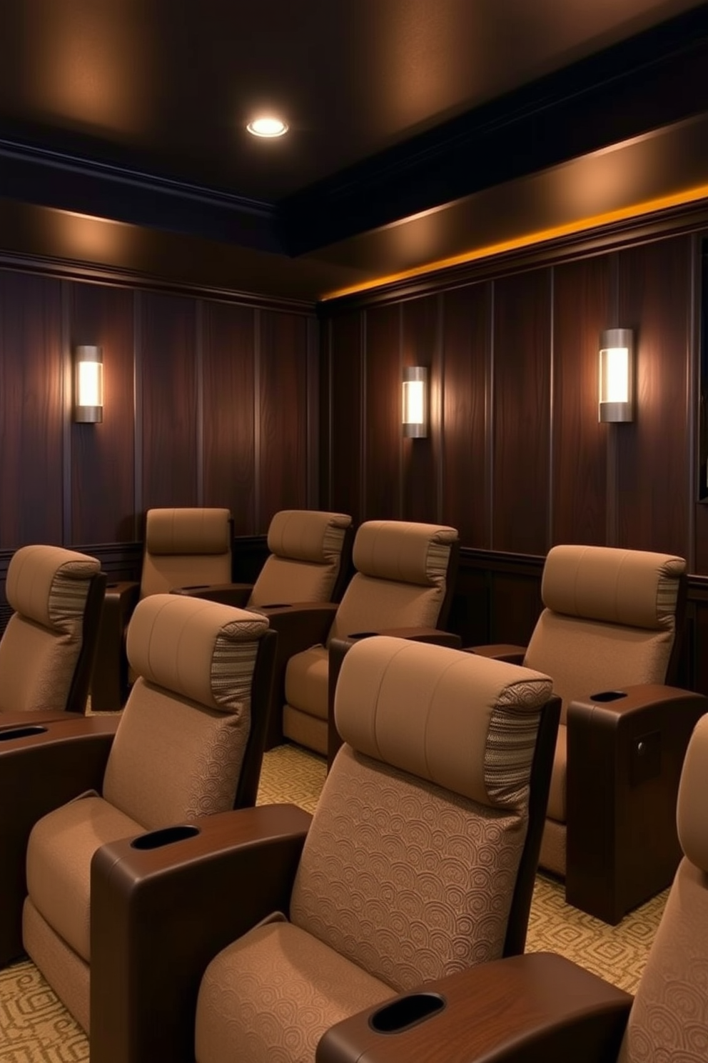 Home Theater Wallpaper Decorating Ideas 21