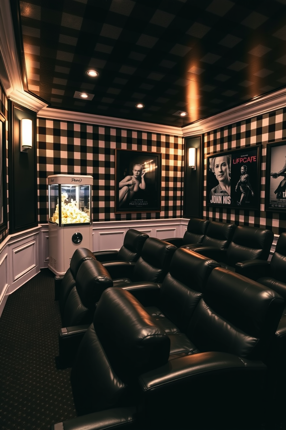 Home Theater Wallpaper Decorating Ideas 30