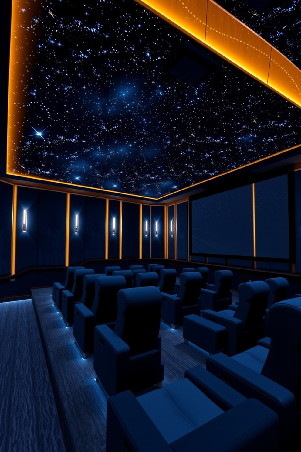 Home Theater Wallpaper Decorating Ideas 4