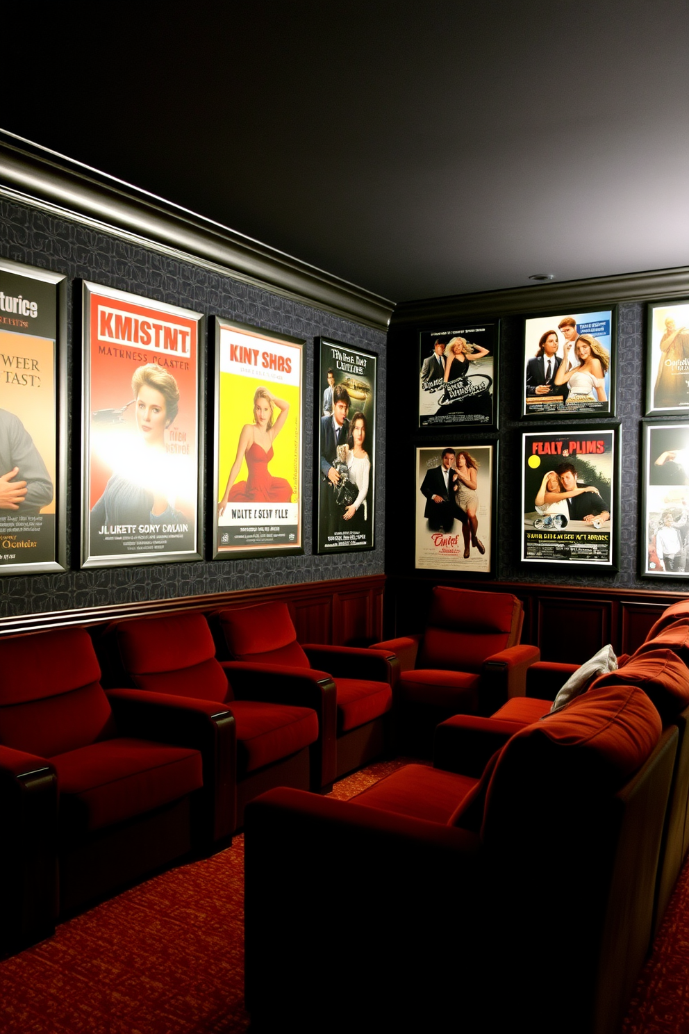 Home Theater Wallpaper Decorating Ideas 5