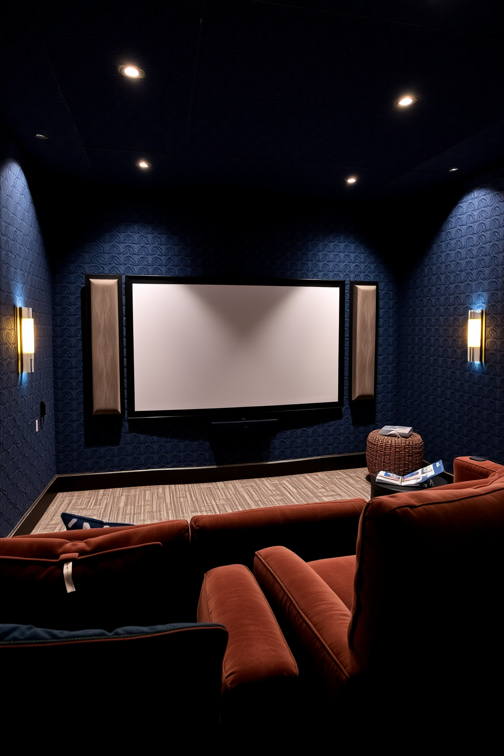 Home Theater Wallpaper Decorating Ideas 7