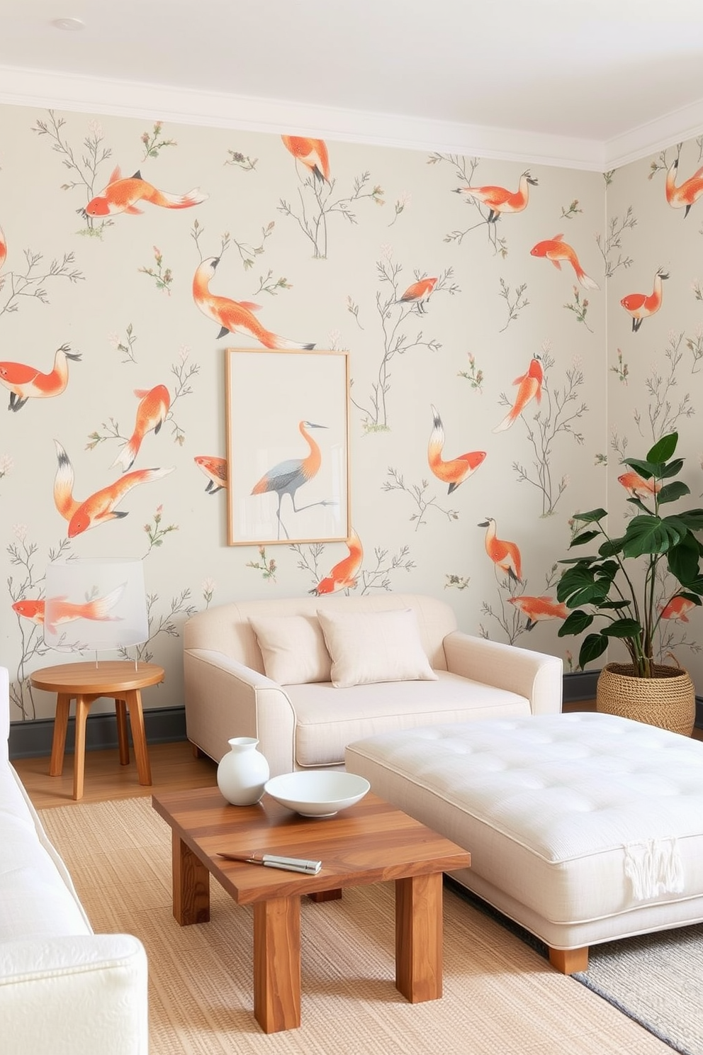 Japanese Wallpaper Decorating Ideas 17