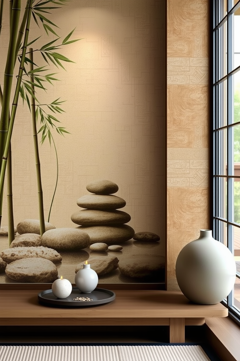 Japanese Wallpaper Decorating Ideas 2