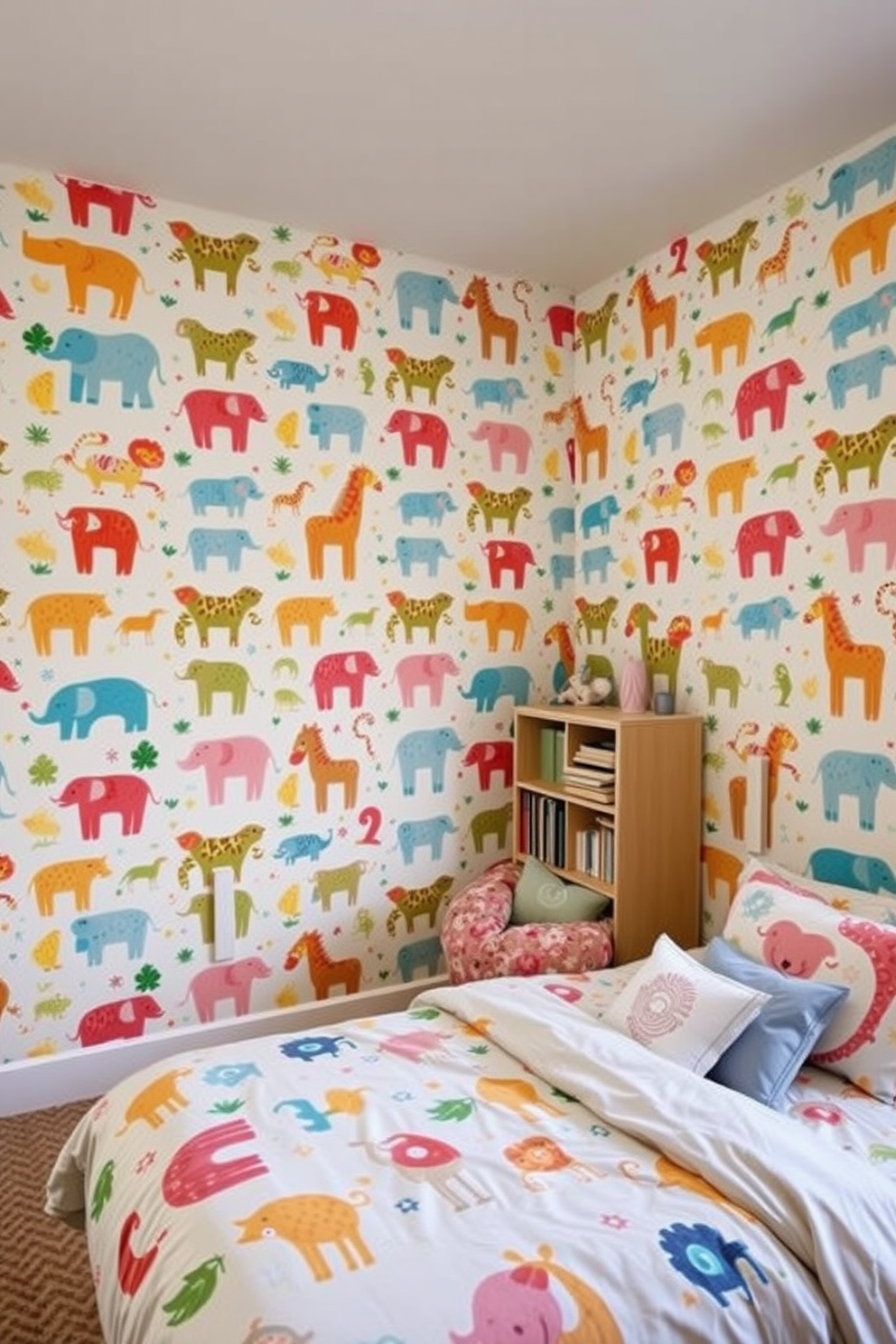 Kids Room Wallpaper Decorating Ideas 1