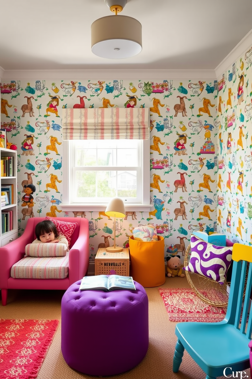 Kids Room Wallpaper Decorating Ideas 22