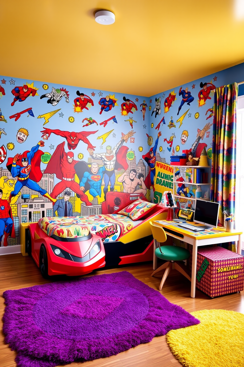 Kids Room Wallpaper Decorating Ideas 9