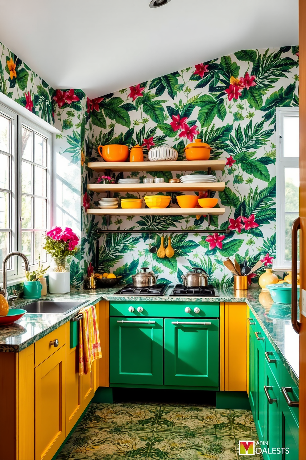 Kitchen Wallpaper Decorating Ideas 8