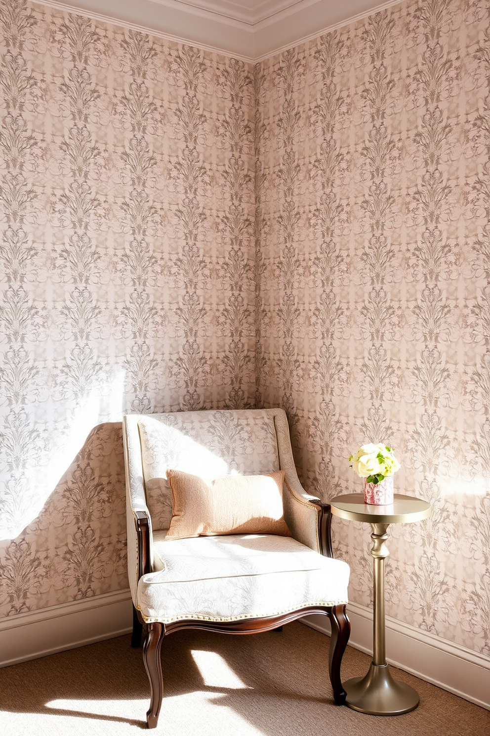 Lace Wallpaper Decorating Ideas 24