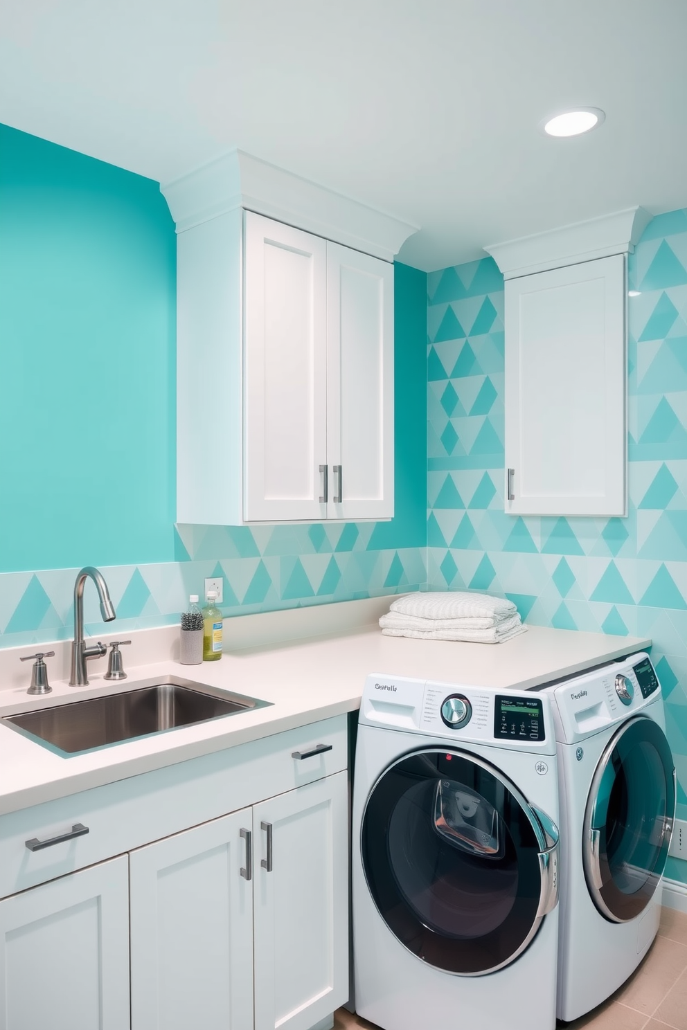 Laundry Room Wall Painting Ideas 19