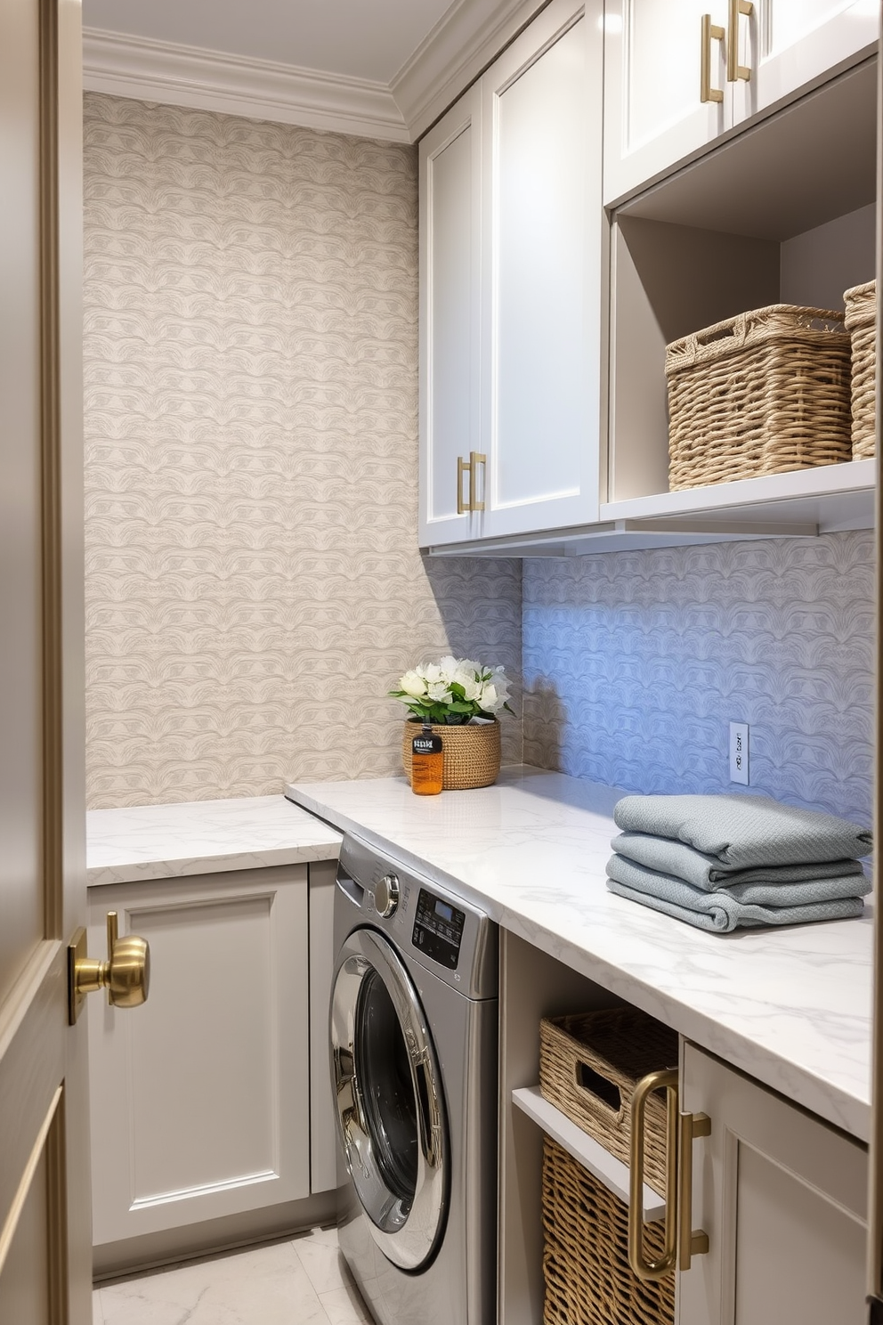 Laundry Room Wallpaper Decorating Ideas 12