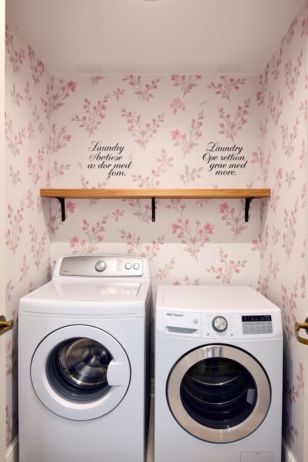 Laundry Room Wallpaper Decorating Ideas 13