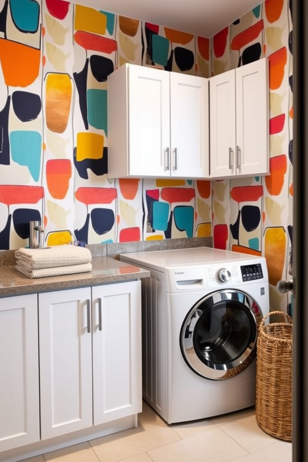 Laundry Room Wallpaper Decorating Ideas 19