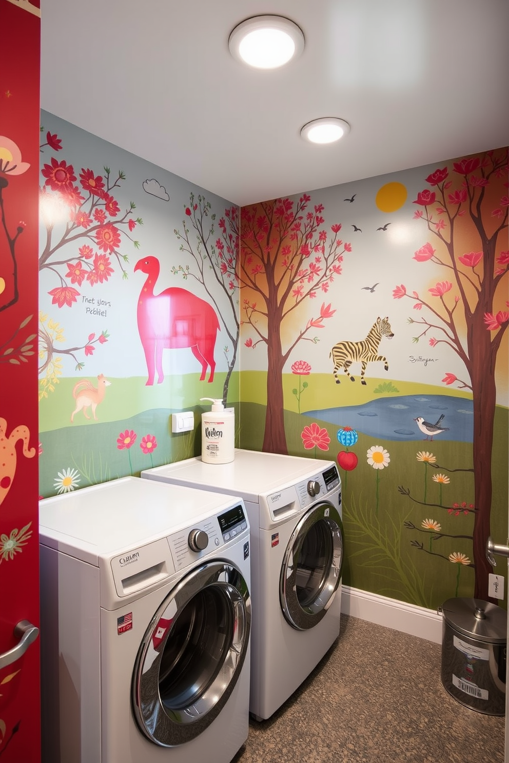 Laundry Room Wallpaper Decorating Ideas 24