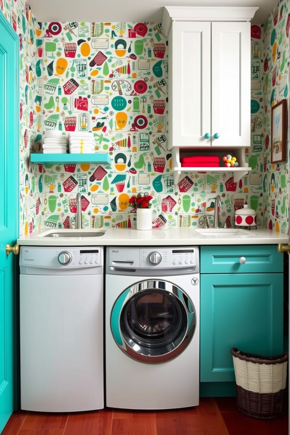 Laundry Room Wallpaper Decorating Ideas 30