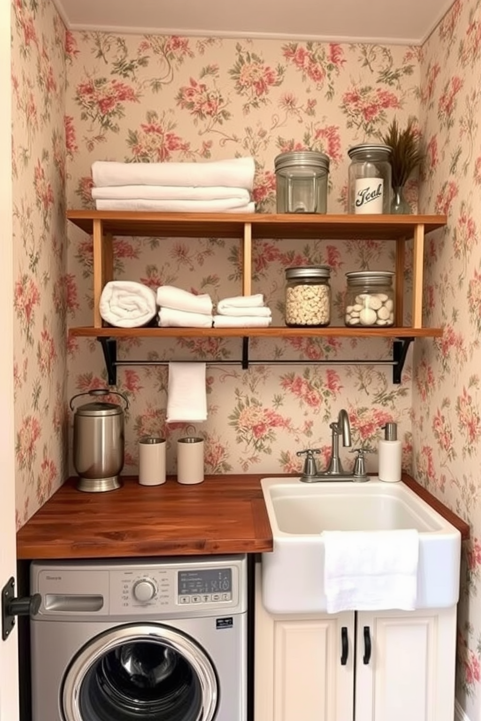 Laundry Room Wallpaper Decorating Ideas 5