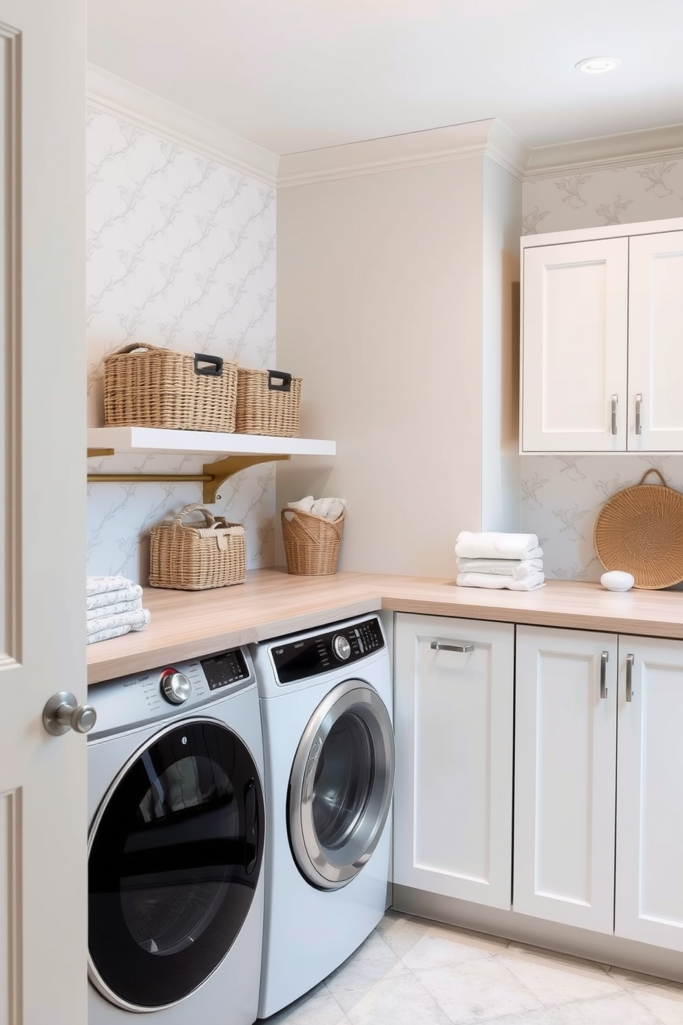 Laundry Room Wallpaper Decorating Ideas 9