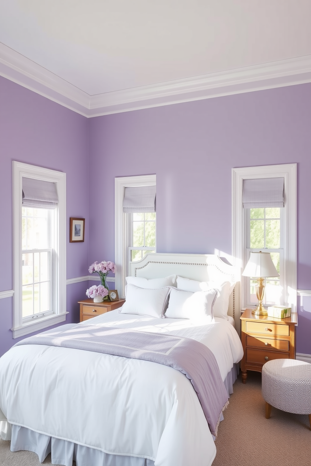 Lavender Wall Painting Ideas 1