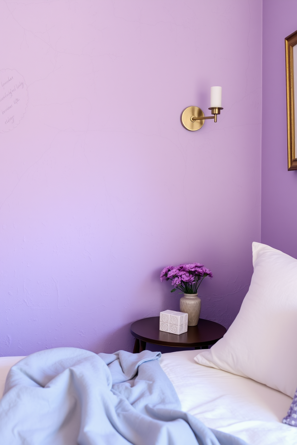 Lavender Wall Painting Ideas 15