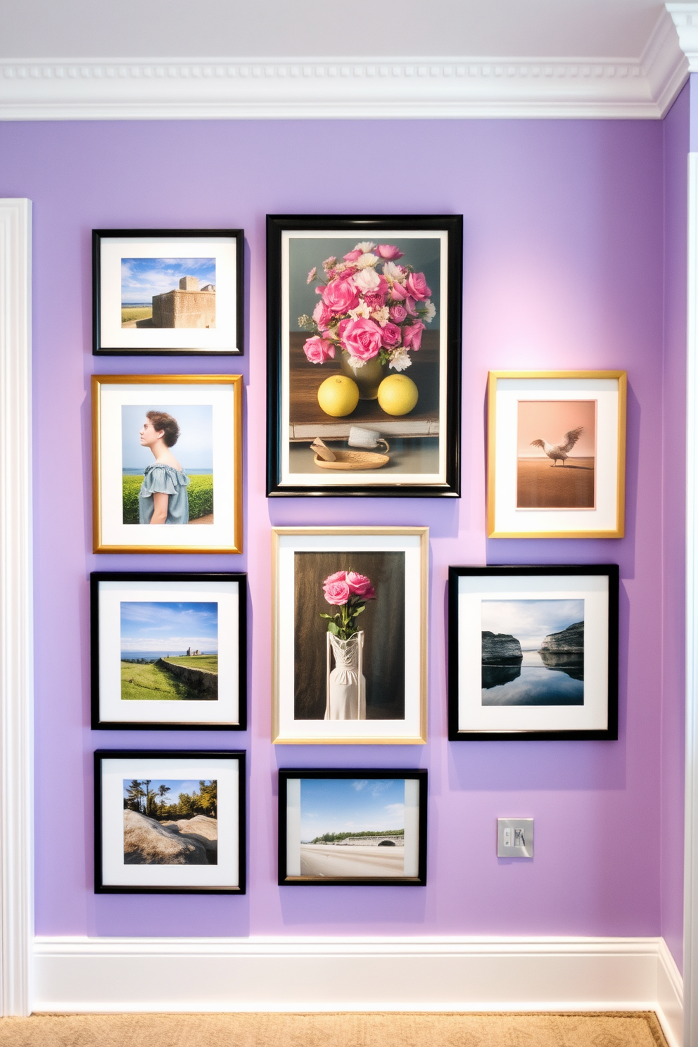 Lavender Wall Painting Ideas 22