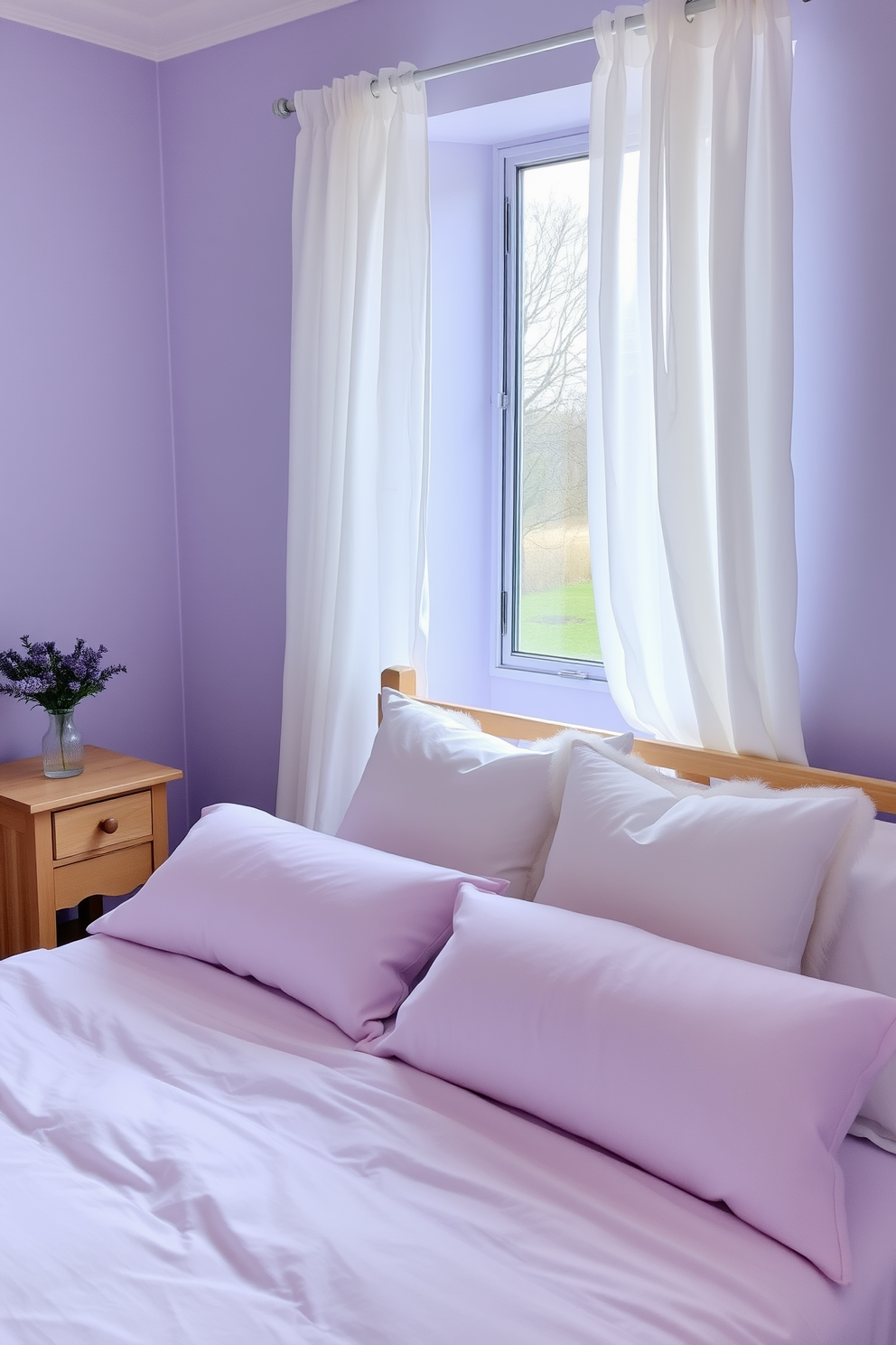 Lavender Wall Painting Ideas 3