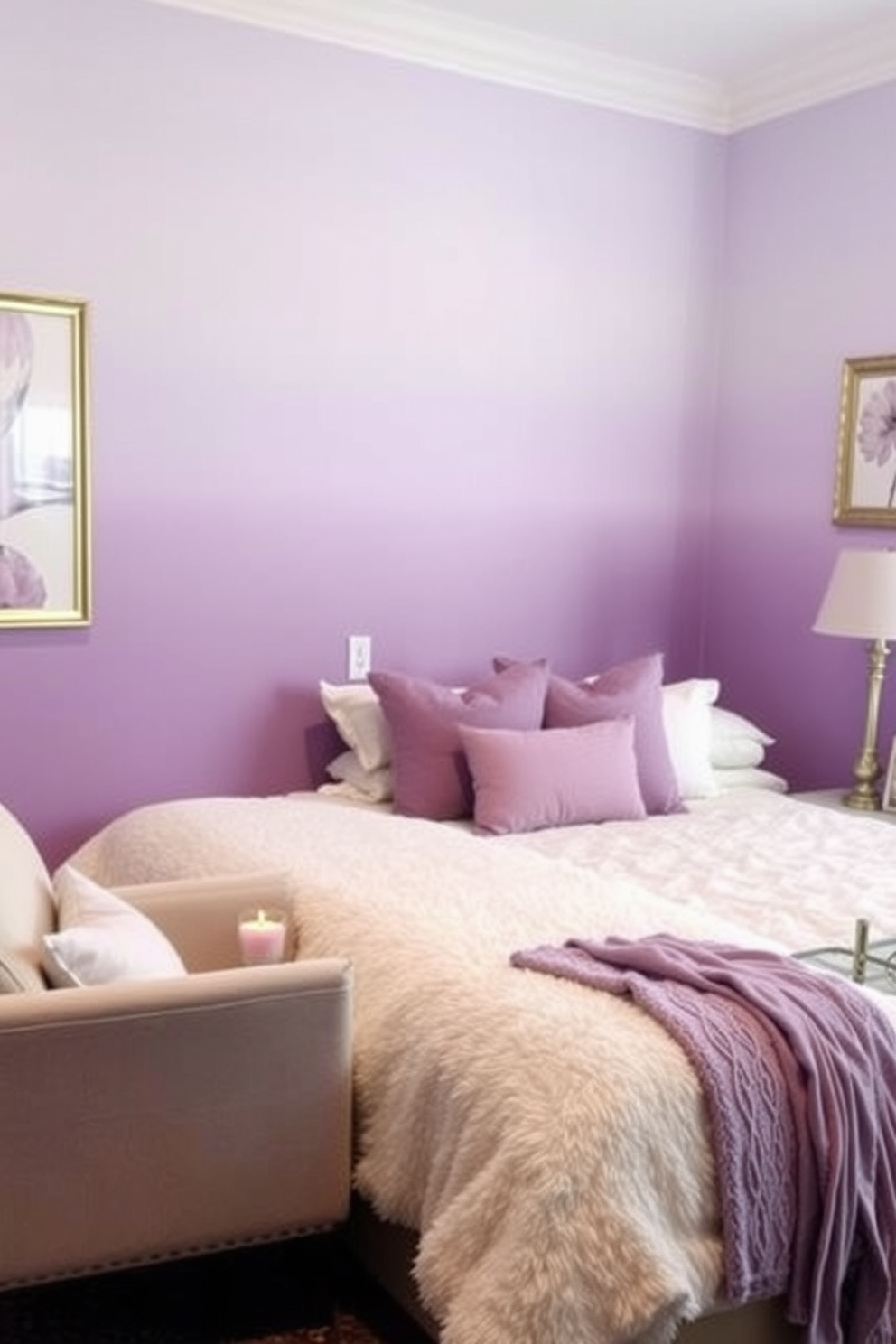 Lavender Wall Painting Ideas 4