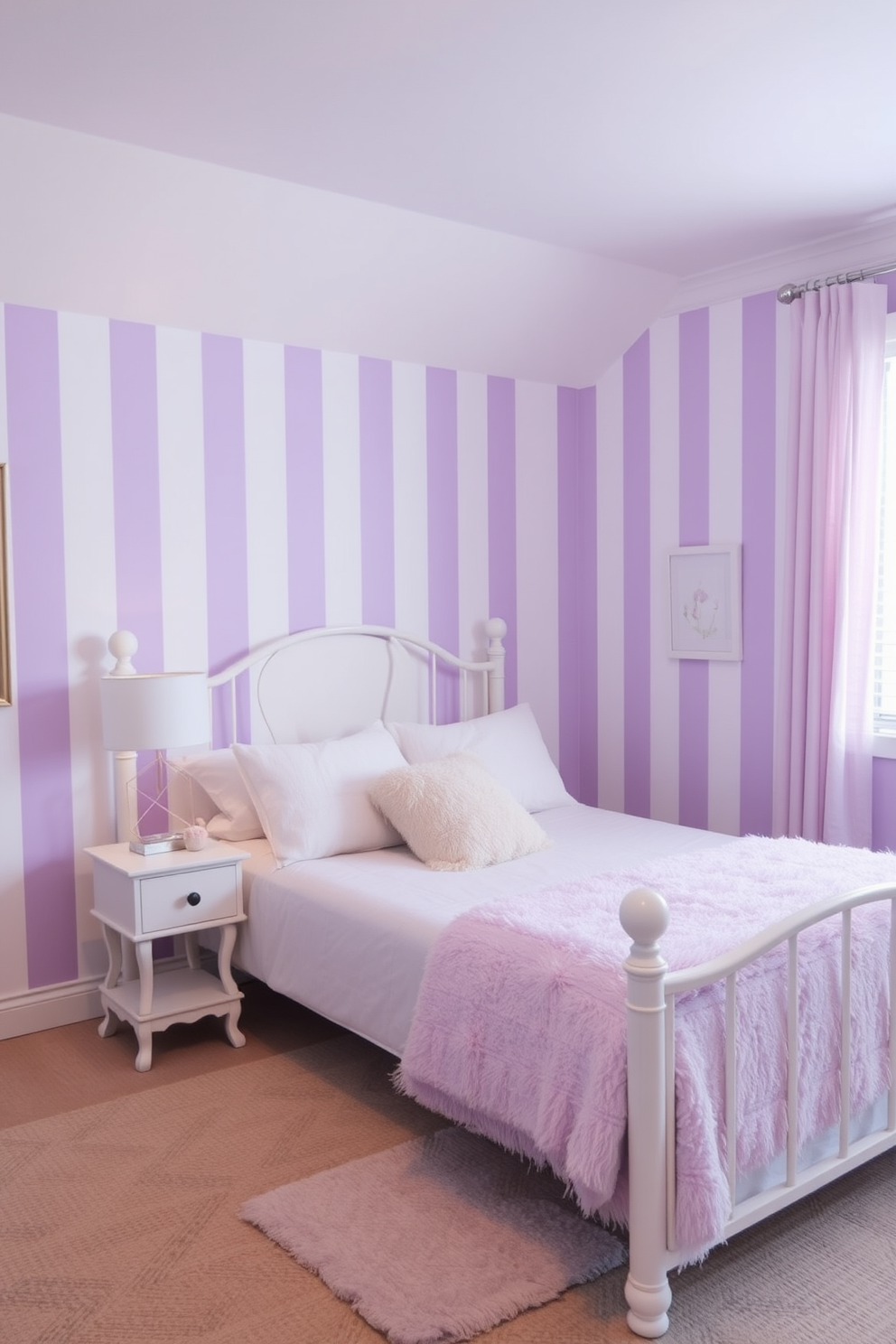 Lavender Wall Painting Ideas 5