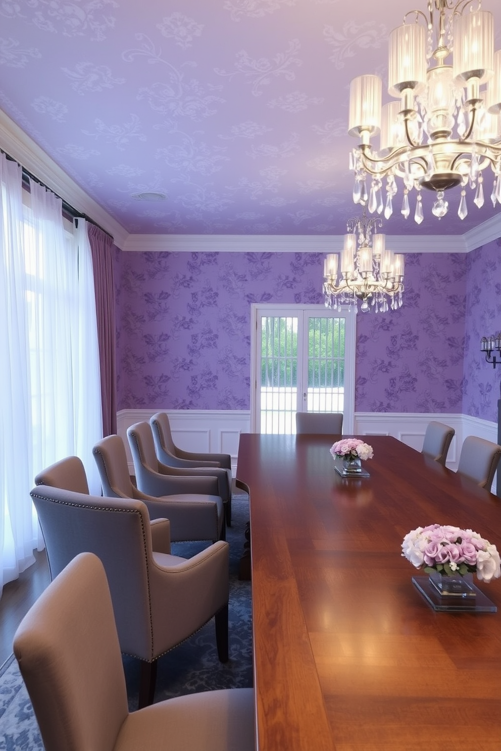 Lavender Wallpaper Decorating Ideas 12