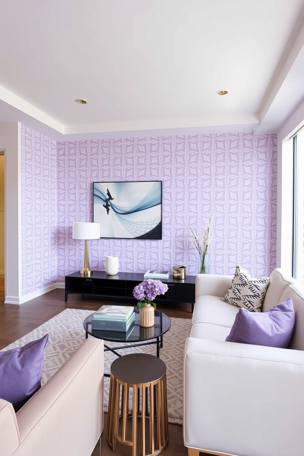 Lavender Wallpaper Decorating Ideas 13