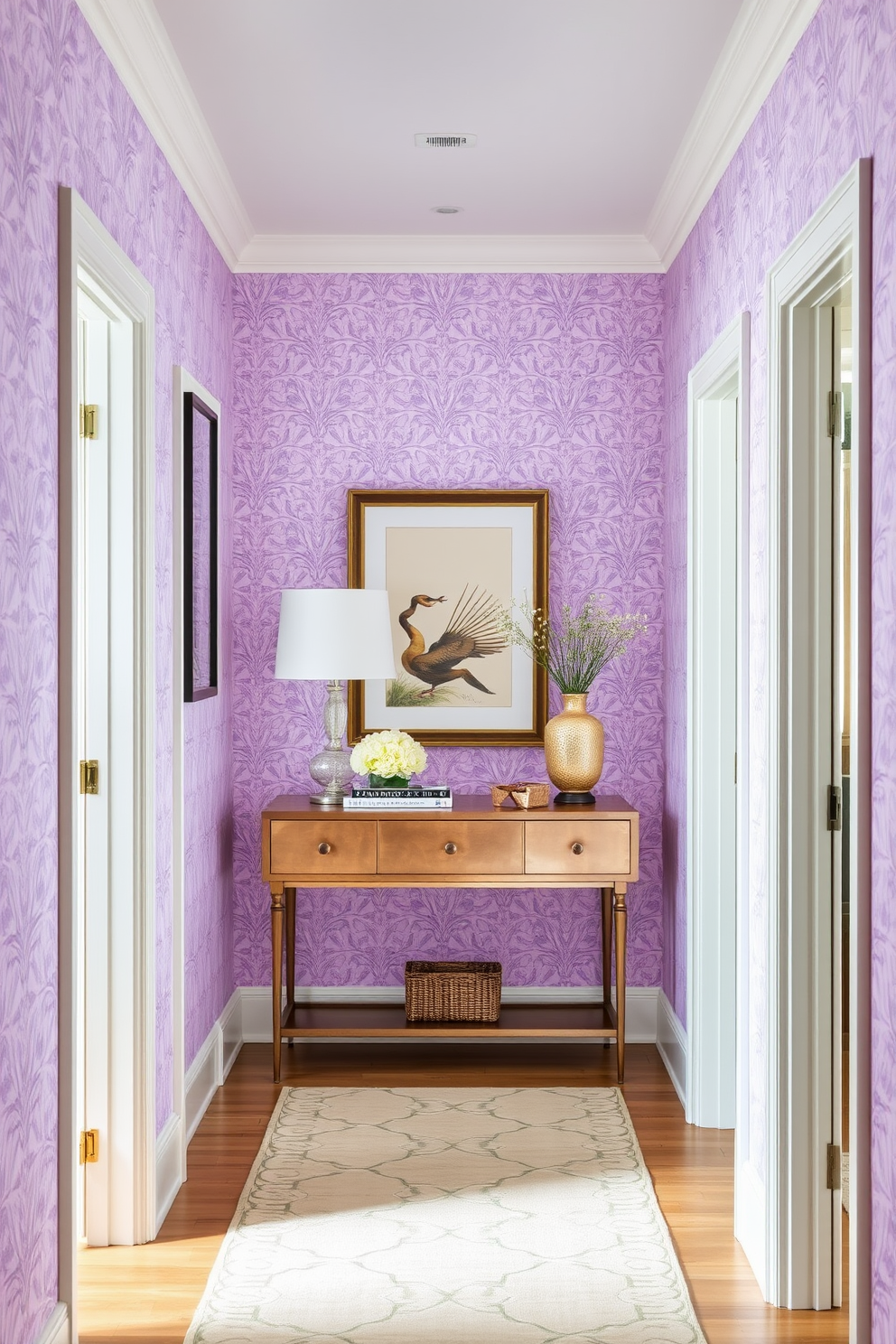 Lavender Wallpaper Decorating Ideas 15