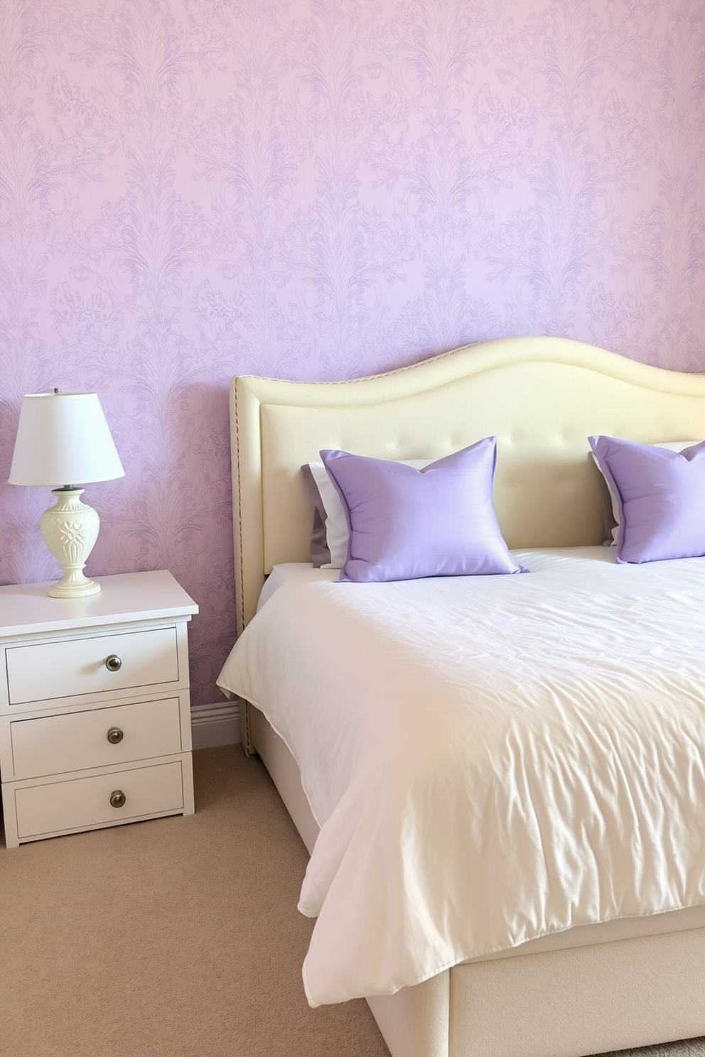 Lavender Wallpaper Decorating Ideas 22