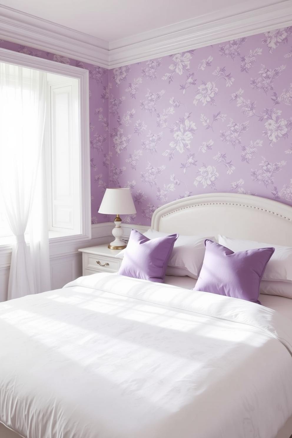 Lavender Wallpaper Decorating Ideas 3