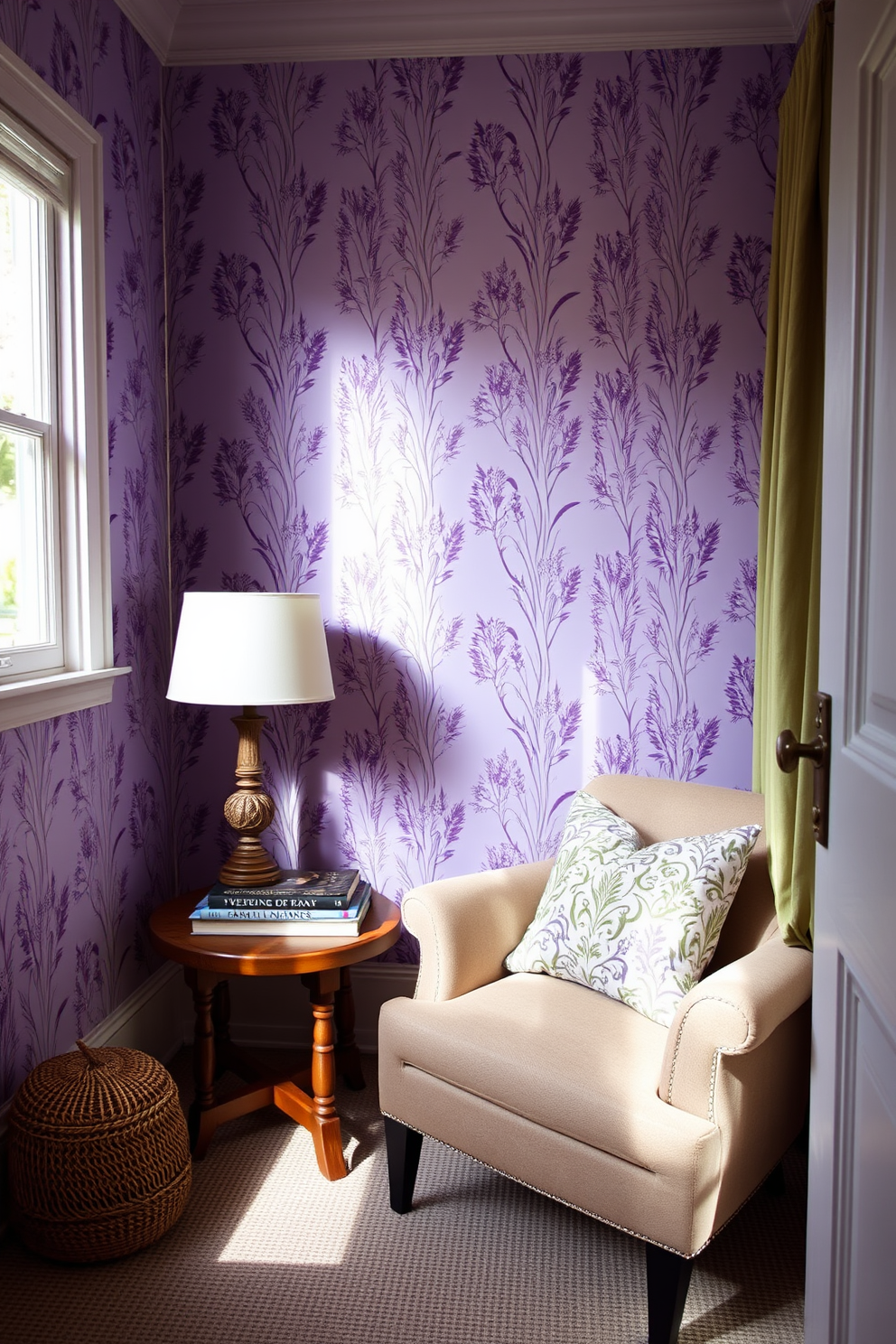 Lavender Wallpaper Decorating Ideas 6