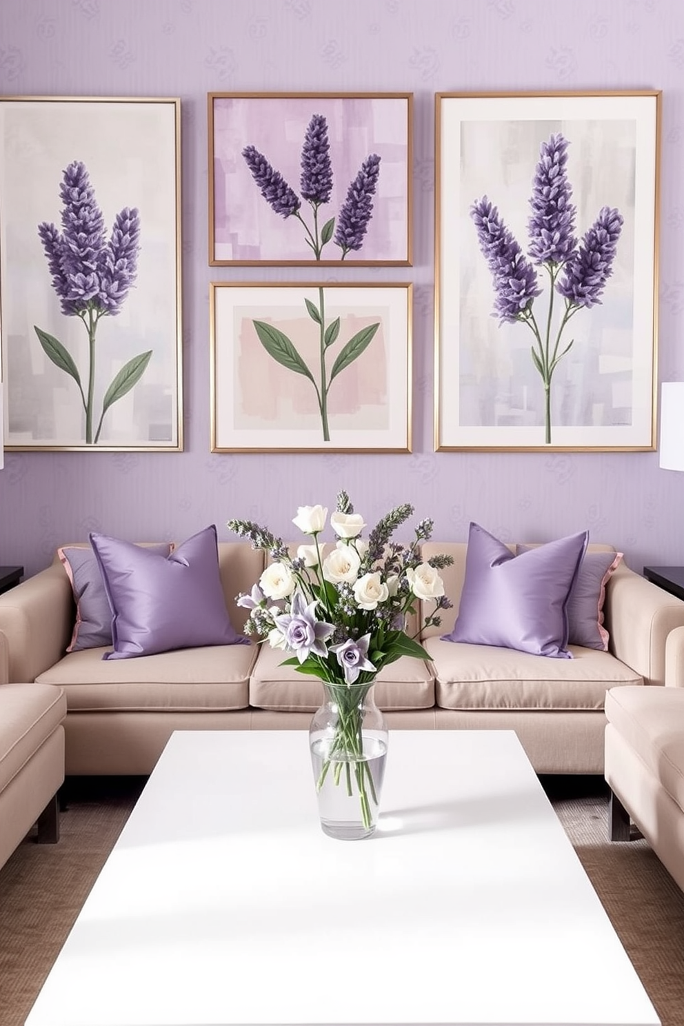 Lavender Wallpaper Decorating Ideas 8