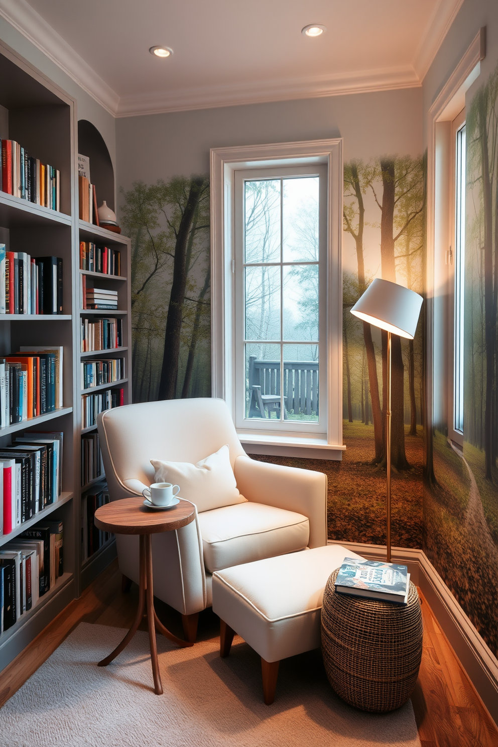 Library Wall Painting Ideas 1