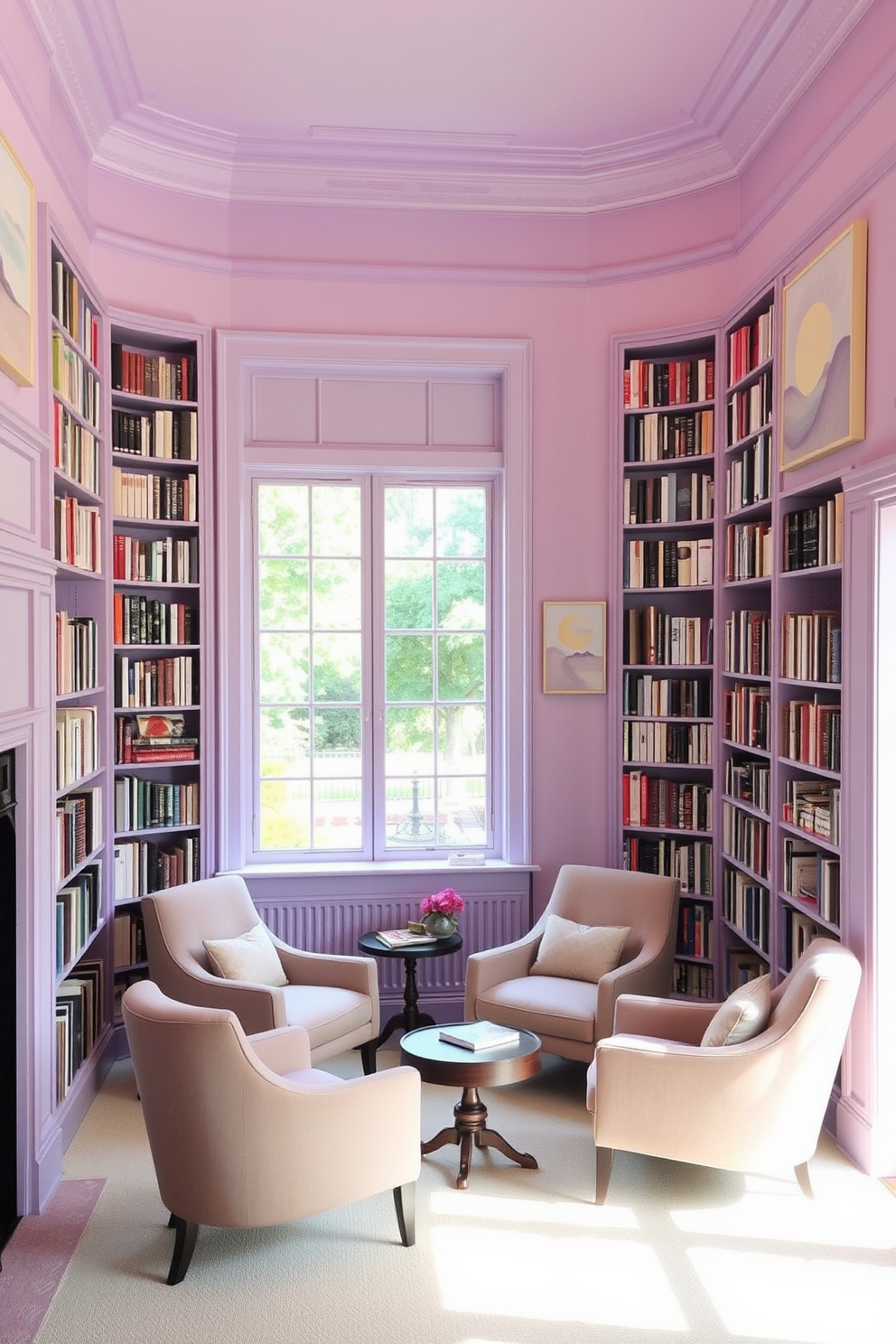 Library Wall Painting Ideas 28