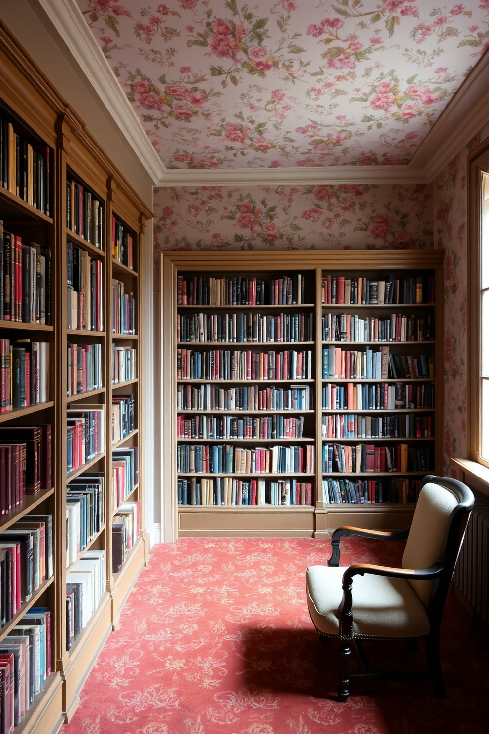 Library Wallpaper Decorating Ideas 1