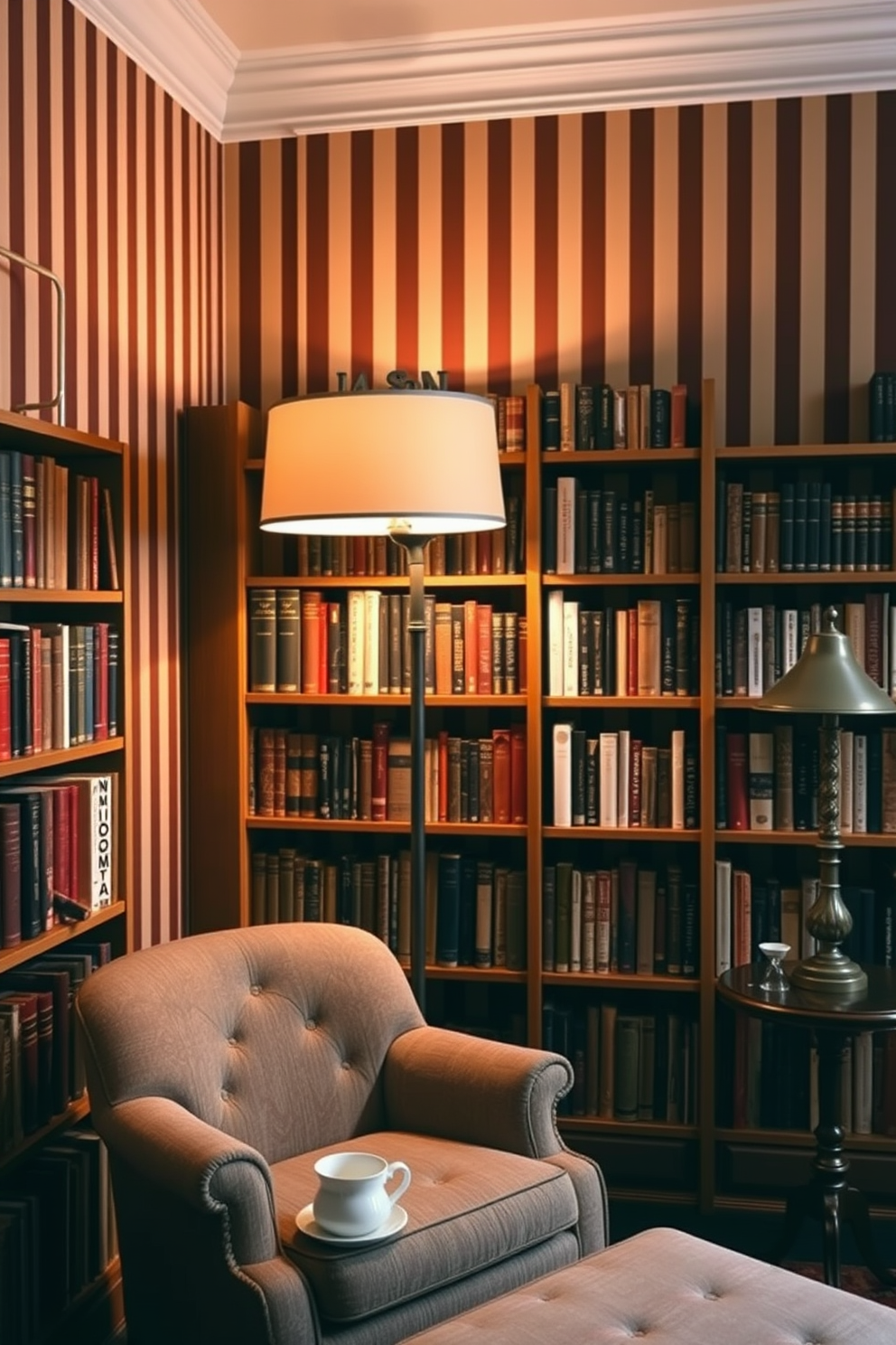 Library Wallpaper Decorating Ideas 14