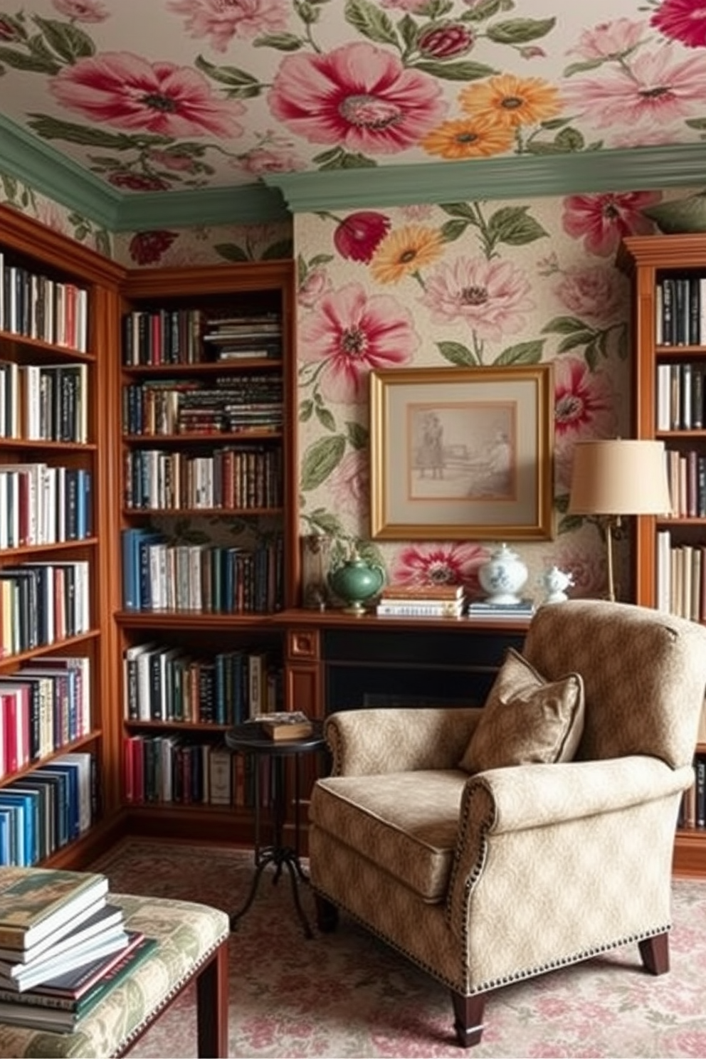 Library Wallpaper Decorating Ideas 2