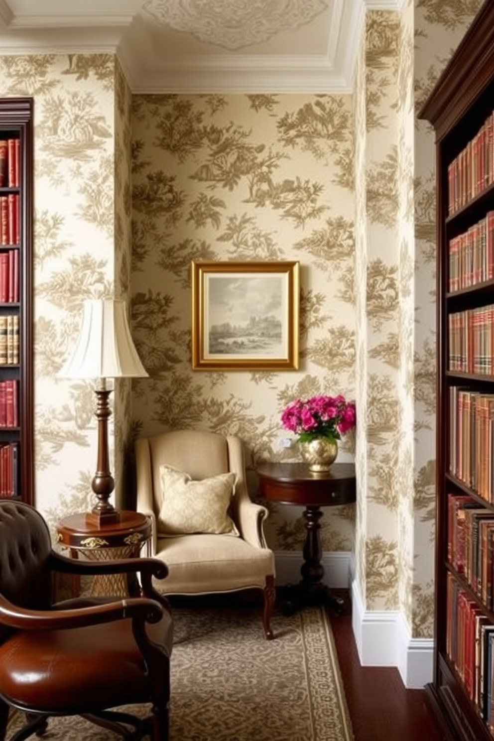 Library Wallpaper Decorating Ideas 20