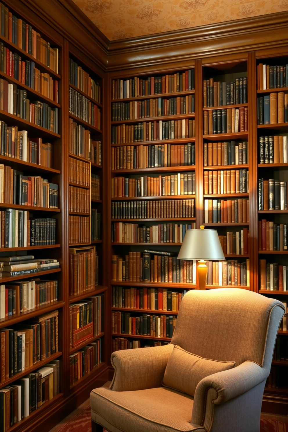 Library Wallpaper Decorating Ideas 4