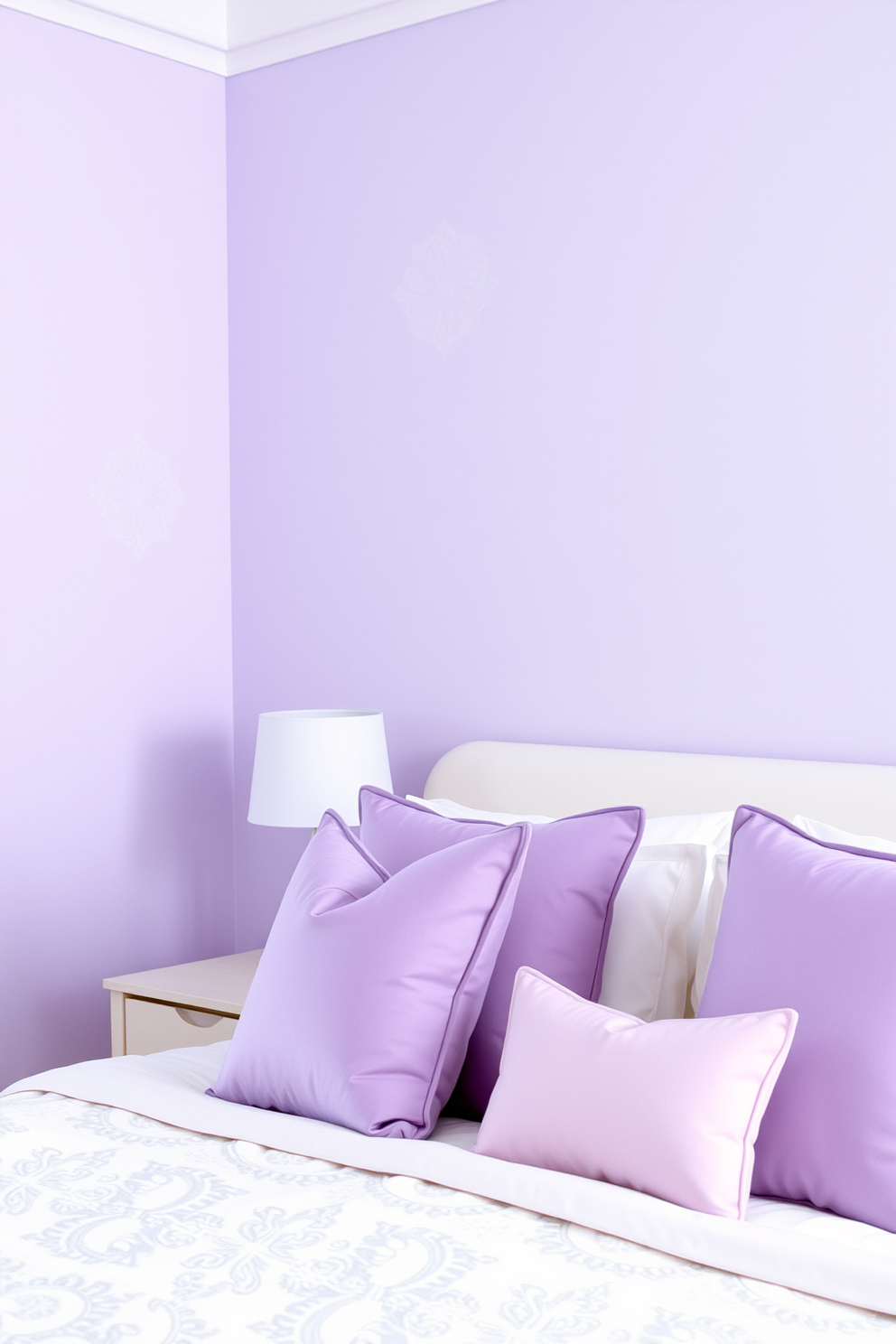 Lilac Wall Painting Ideas 2