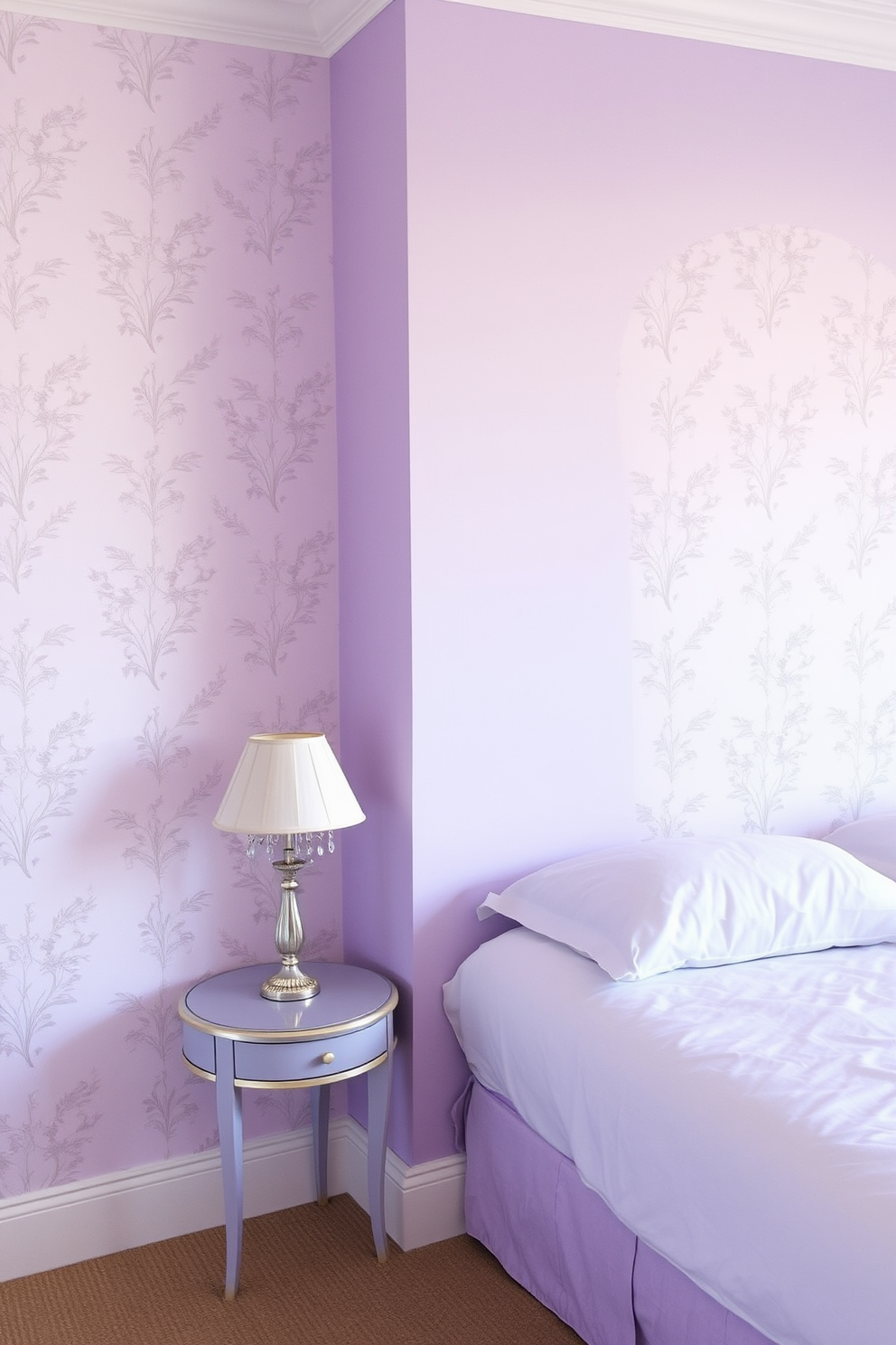 Lilac Wallpaper Decorating Ideas 1